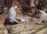 Edouard Vuillard The lady and their children oil painting reproduction